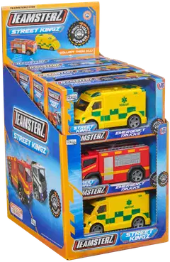 Teamsterz Sreet Kingz Emergency Trucks Friction -ajoneuvo - 6