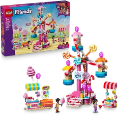 LEGO® Friends 42700 Karkkien ja kuppikakkujen koristama maailmanpyörä - 1