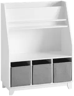 SoBuy lastenhylly valkoinen KMB34-W - 1