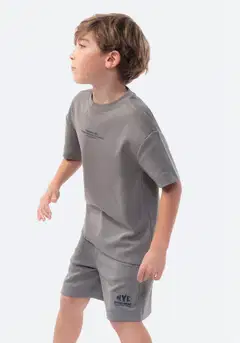 TEX lasten t-paita ja shortsit 276718 - Khaki - 4