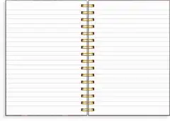 Notebook A5 burgundy flowers - 2