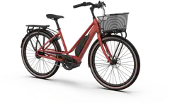 Helkama e-Aino 27,5" Kaupunkisähköpyörä 5-vaihdetta runko 48 cm punainen - 2