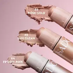 IsaDora The Highlight Stick Cream-to-Silky Powder 64 Frosty Pink 5,5 g - 64 Frosty Pink - 6
