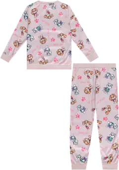 Paw Patrol lasten fleecesetti Ryhmä Hau PTQ70021 - Pink - 2