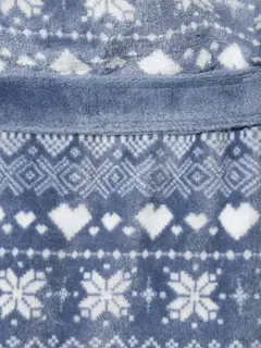 Actuelle naisten lyhyt aamutakki 212A382632 - Vintage indigo - 4