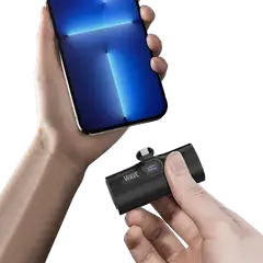 Wave GoPower lisävirta, 5000mAh, Musta - 4