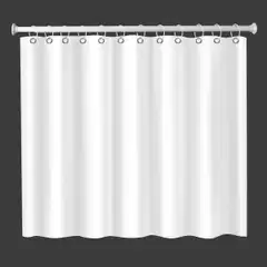 Ihanin suihkuverhotanko valkoinen 125-220 17/20mm - 3