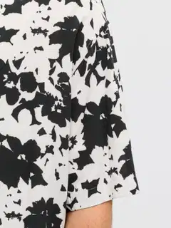 JJ REBEL miesten kauluspaita Jrebblossom - BLACK - 7