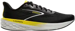 Brooks miesten juoksukengät Launch 12 - Black/Cyber Yellow/Oyster - 4