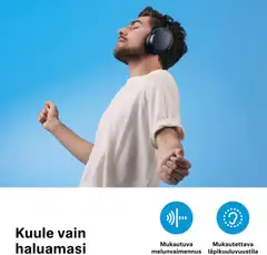 Sennheiser Momentum 4 langattomat vastamelukuulokkeet  musta - 6