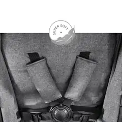 Hauck tuplarattaat Atlantic Twin harmaa - 24