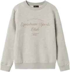 LMTD lasten collegepaita - Light Grey melange - 1
