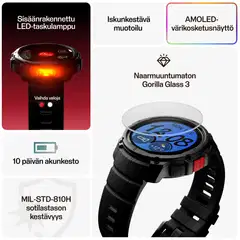 Polar urheilukello Street X Night Black (S-L) - 12