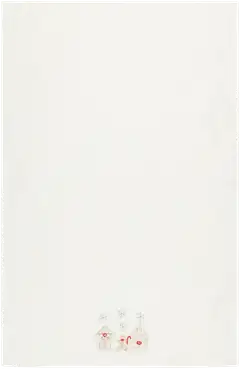 House keittiöpyyhe Gingerbread glitter vohvelikangas luonnonvalkoinen - 1