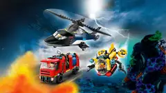 LEGO® City Great Vehicles 60462 Helikopteri, paloauto ja sukellusvene yhdessä - 9