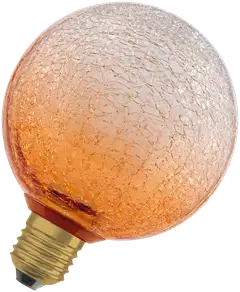 Osram LED-sisustuslamppu Decor Cracked Round 3,5W E27 oranssi - 1