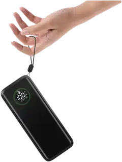 Cellularline Varavirtalähde 65W 20000Mah sisäänkelautuvalla kaapelilla - 5