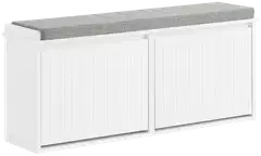 SoBuy kenkäpenkki valkoinen FSR98-XL-W - 1
