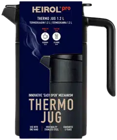 Heirol Termokaadin 1,2 L Easy Open, musta - 2