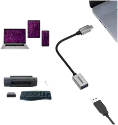 Marmitek Connect USB-C - USB-A -adapteri - 5