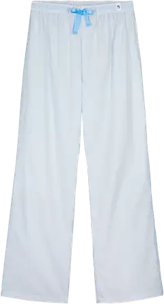 WKLY. naisten pyjamahousut 212W042632 - Chambray blue/White - 1