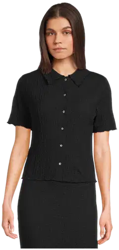 WKLY. naisten kauluspusero 213W090141 - BLACK - 2