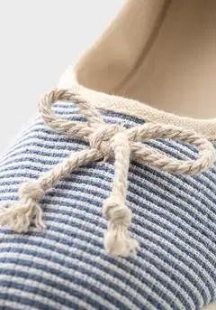 TEX naisten raitaballerinat I274712 - BLUE 2 - 4