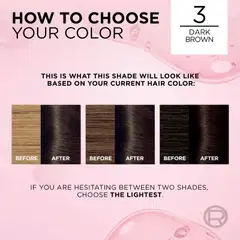 L'Oréal Paris Excellence Creme 3 Dark Brown Syvä Tummanruskea kestoväri 1kpl - 3