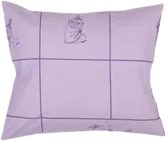 Moomin Arabia Muumi tyynyliina 50x60cm Pikku Myy lila GOTS - 1