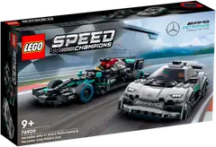 LEGO® Speed Champions Mercedes-AMG F1 W12 E Performance ja Mercedes-AMG Project One 76909 Rakennussarja; Yli 9-vuotiaille (564 osaa) - 2