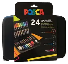 Uni posca gift case 24 pcs. - 2