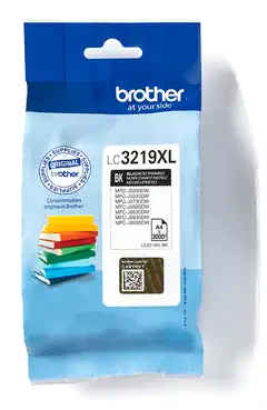 Brother mustekasetti LC3219XLBK XL musta - 1