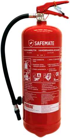 SafeMate jauhesammutin 6kg, 55A/233B/C - 1