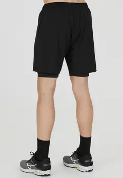 Endurance miesten Kros  2-in1 treenishortsit - 1001 Black - 8