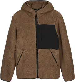 WKLY. miesten hupparitakki sherpa 194W312526 - Brown - 1