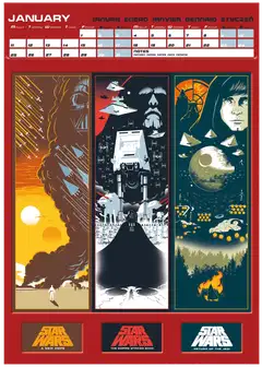 STAR WARS Kalenteri A3 2027 - 2