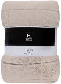 House huopa Check fur 130x170 cm beige - 3