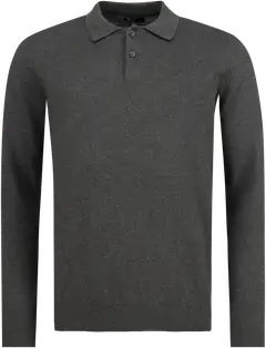 TEX miesten puuvillaneule pikeekauluksella I992458 - GREY DARK - 1