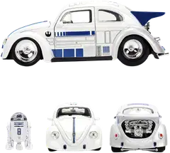 Jada Disney Star Wars R2D2 1959 VW Drag Beetle, 19 cm, 1:24, die-cast - 4