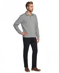 London Fog miesten collegepaita 1/zip 194L292608 - L.grey htr - 4