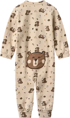 Tiny One unihaalari Nalle GOTS - Cement AOP - 2