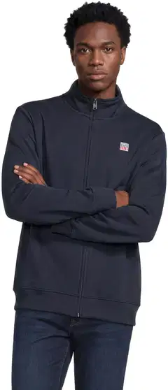 Vinson miesten collegetakki vetoketjulla Sully - DARK SAPPHIRE - 1