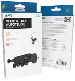 Wave Ventholder autoteline, Musta - 5