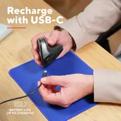 Trust Bayo II ergonominen langaton hiiri musta - 9