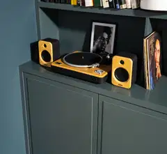 House of Marley Levysoitin & kaiutin paketti Stir It Up Wireless 2 Stereo, musta/puu - 8