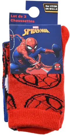 Spiderman lasten laadukas sukka 3 paria - Pack 1 - 4
