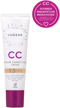 Lumene CC Color Correcting Meikkivoide SK20 1.5 Fair 30 ml - 1