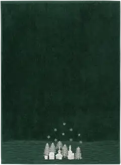 House käsipyyhe Silver Village 50x70 cm tummanvihreä - 1