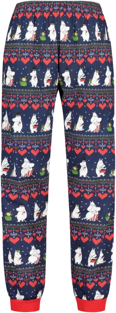 Muumi miesten pyjama Talvisydän 590409 - tummansininen - 3