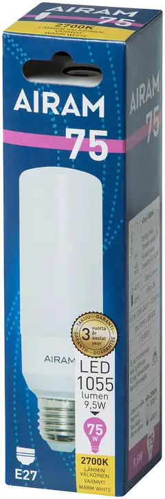 Airam LED tubular lamppu 9,5W E27 1055LM 2700K - 2